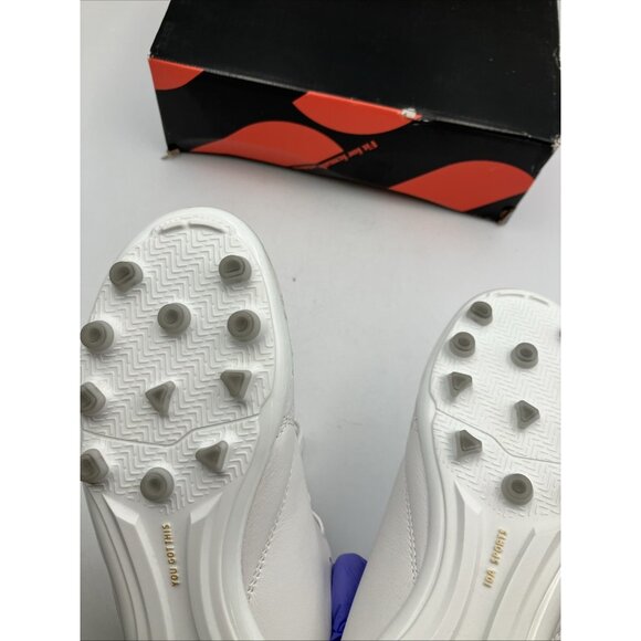 IDA Classica Womens Leather Soccer Cleats Size 7 White Futbol Multi Ground - Picture 12 of 15